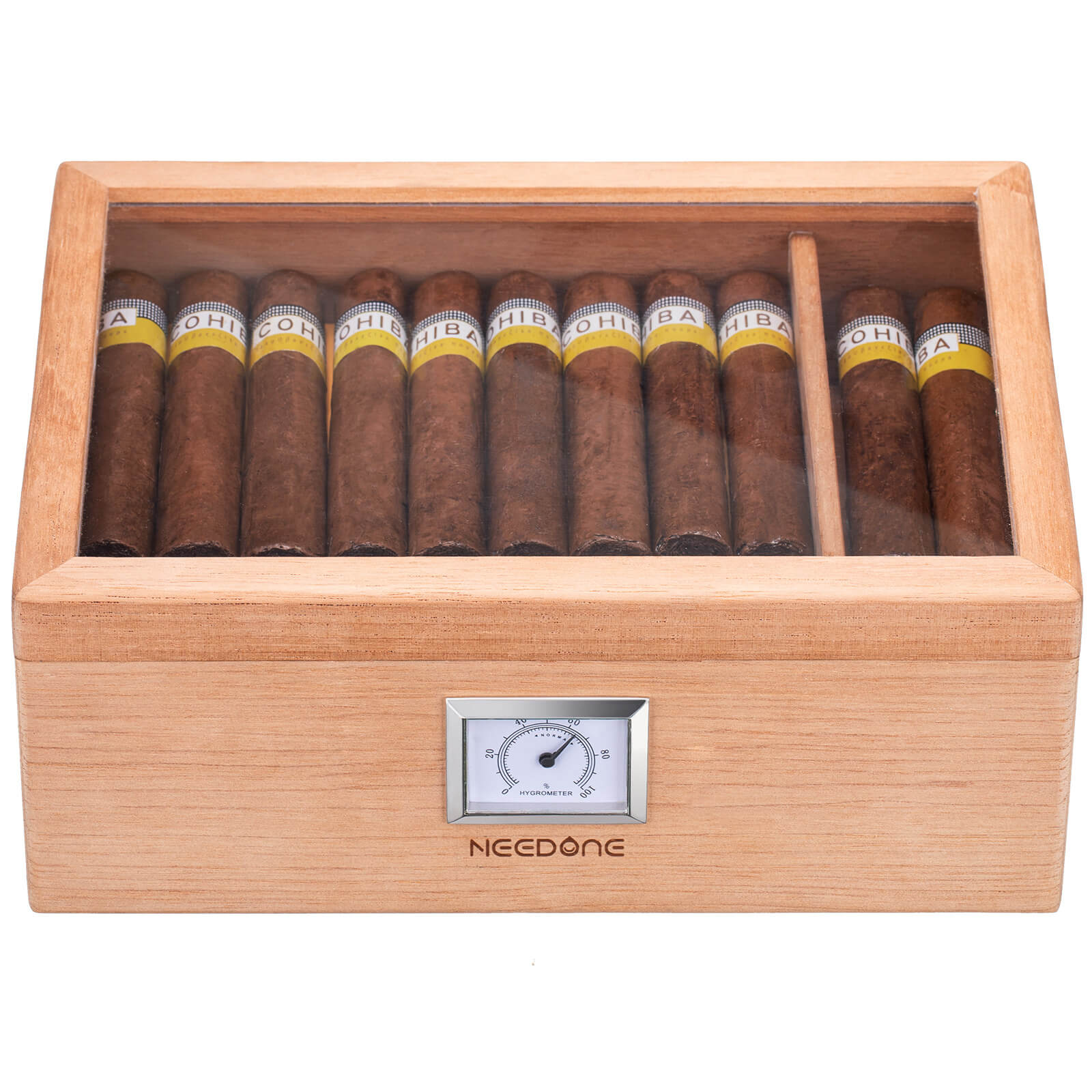 NOCH01 Cigar Box, Spanish Cedar Wood Humidors NEEDONE