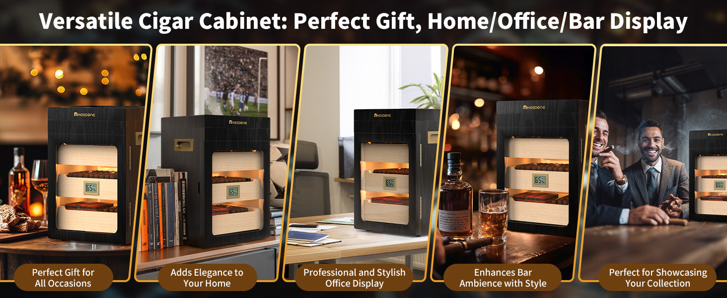 no-150-cd-cigar-humidor-humidity-control-woodgrain-display-cabinet-gift-home-office-bar-display