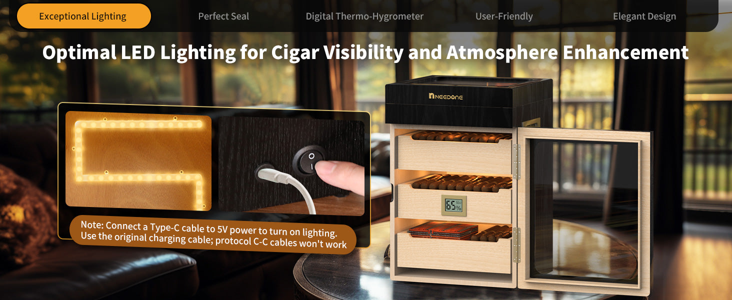 no-150-cd-cigar-humidor-humidity-control-woodgrain-display-cabinet-optimal-led-lighting-for-cigar-visibility