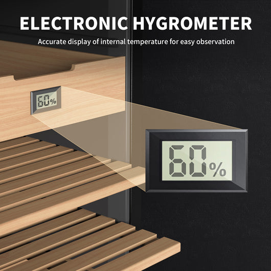 no-48b-cigar-humidor-48l-cooling-electronic-cabinet-electronic-hygrometer