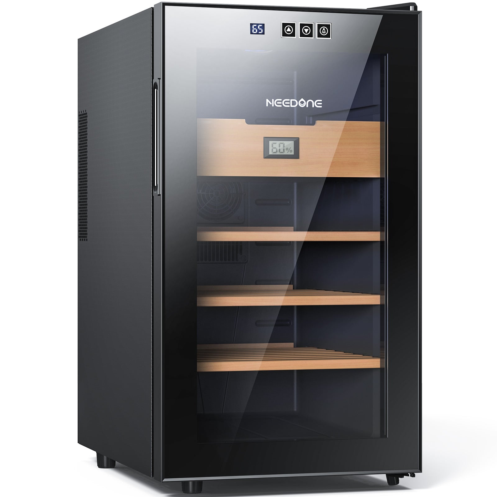 NO-48B Cigar Humidor, 48L Cooling Electronic Cabinet