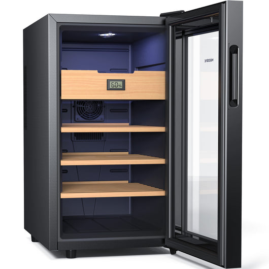 no-48b-cigar-humidor-48l-cooling-electronic-cabinet-open-state-have-no-cigar