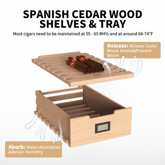 no-48b-cigar-humidor-48l-cooling-electronic-cabinet-spanish-cedar-wood-shelves-tray
